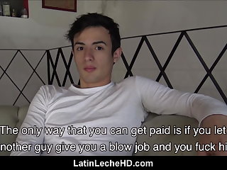 Bareback Amateur Latino Boy Brings Straight Friend Fuck For Cash POV
