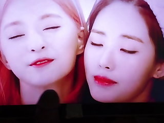 Azijske Fromis 9 Nakyung and Jiwon Cum tribute 1